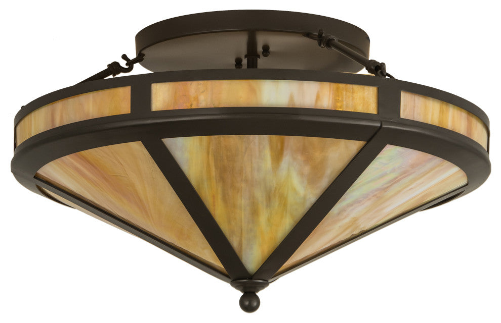22 Wide Craftsman Prime Flushmount