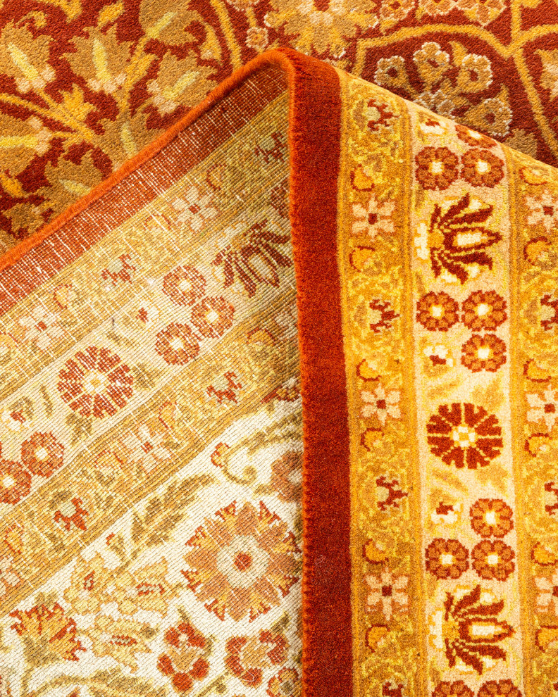 Bilin One-of-a-Kind Hand-Knotted Area Rug Orange, 8'3"x10'4"