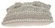 Warm Ivory Chunky Throw Pillow
