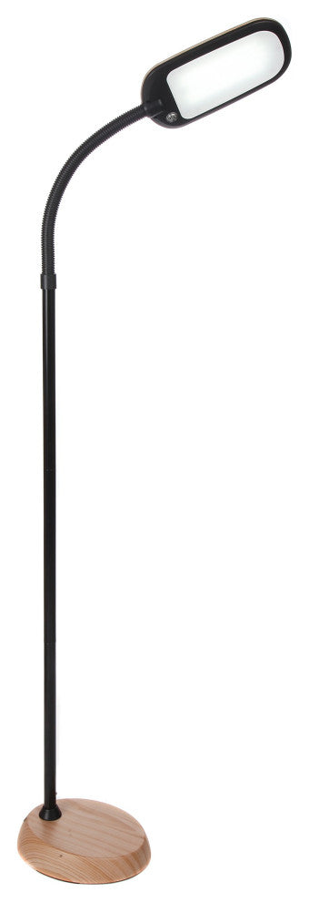 Brightech Litespan LED Bright Reading and Craft Floor Lamp - Modern Standing, Na