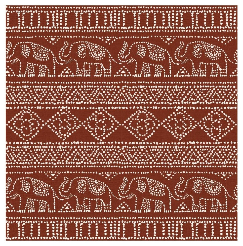 "Batik Pattern IM" Digital Paper Print by Daphne Brissonnet, 32"x32"