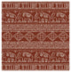 "Batik Pattern IM" Digital Paper Print by Daphne Brissonnet, 32"x32"