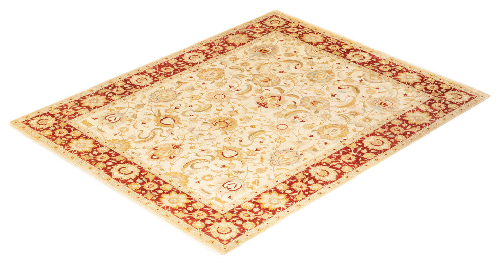 Mogul, One-of-a-Kind Hand-Knotted Area Rug Ivory, 8' 0" x 9' 10"