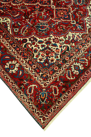 Fine Vintage Distressed Marly Red/Ivory Rug, 8'2 x 12'0