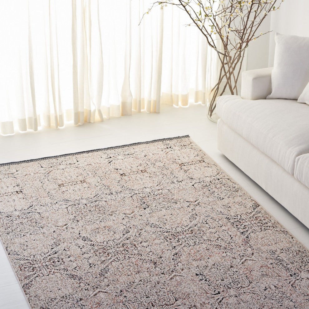 Safavieh Lauren Ralph Lauren Collection LRL1610 Rug, Ivory/Navy, 6'x9'2"