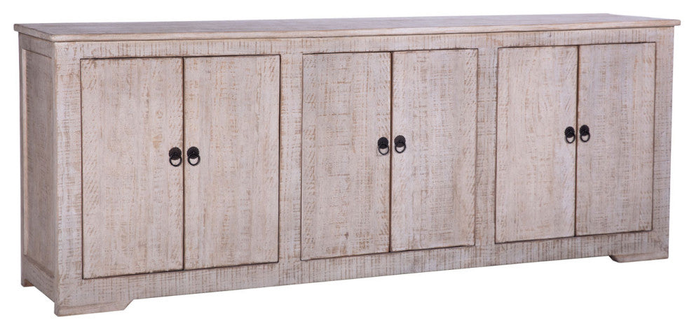 83"³ Reclaimed Wood Nico 6 Door Sideboard