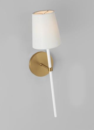Monroe Tail Sconce, Burnished Brass