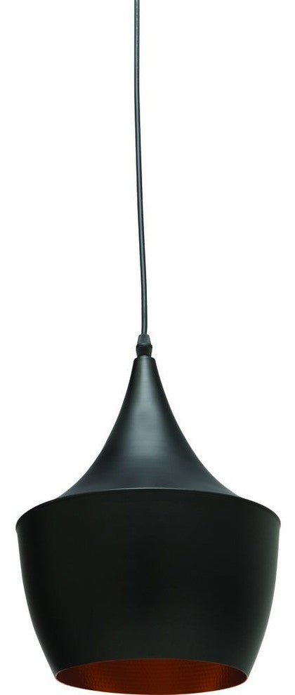 Nuevo Living Karl Lighting Pendant, Black Steel Metal, Large, Default Title
