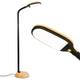 Brightech Litespan LED Bright Reading and Craft Floor Lamp - Modern Standing, Na