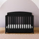 Graco Benton 5-in-1 Convertible Crib With Drawer, Black, Converts to Toddler Bed