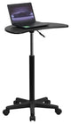 Scranton & Co Adjustable Mobile Laptop Desk in Black