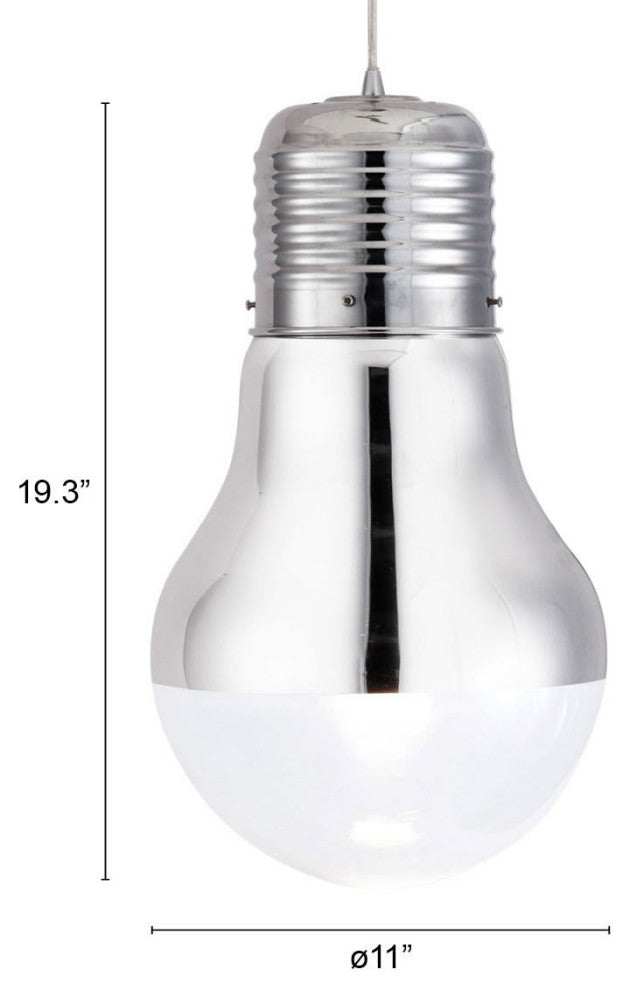 Gilese Ceiling Lamp Chrome