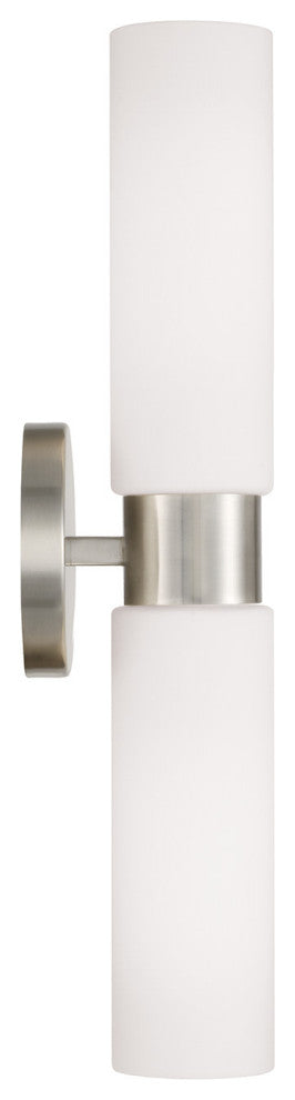 Capital Lighting 652621 Theo 2 Light 5"W Bath Bar - Brushed Nickel
