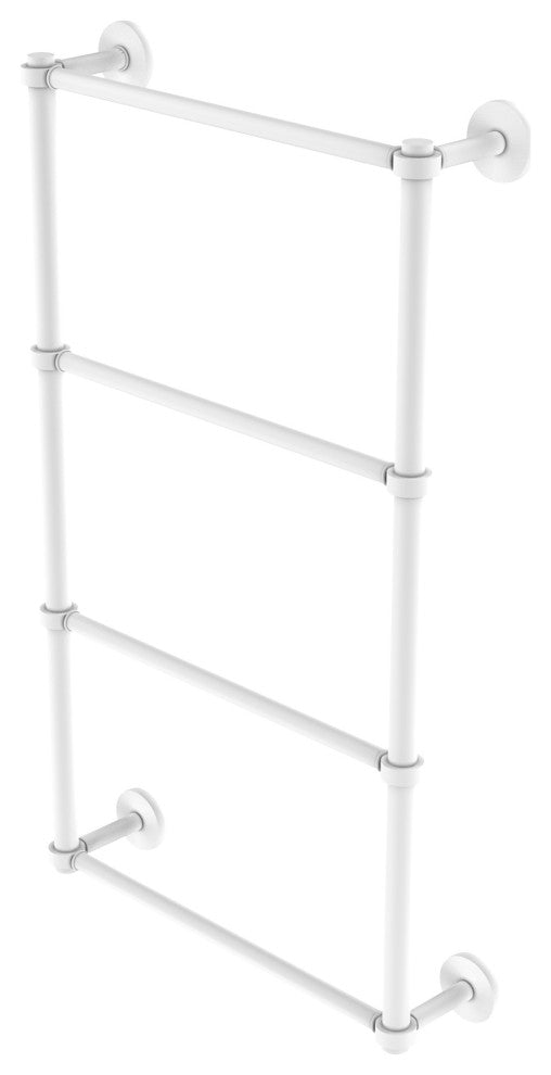 Prestige Skyline 4 Tier 30" Ladder Towel Bar, Matte White