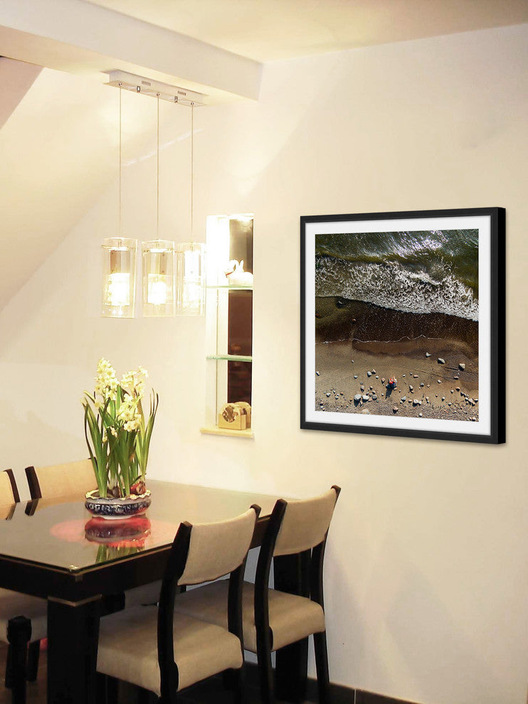 "Ebb and Flow" Framed Print by Karolis Janulis