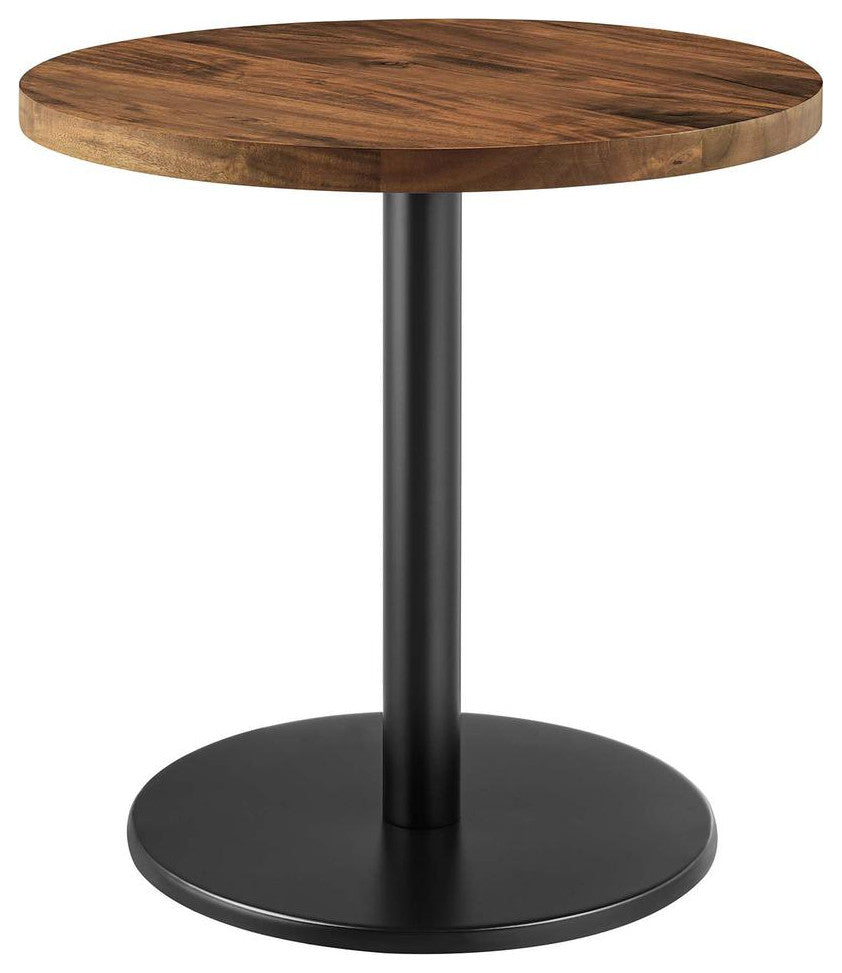 Viva Round Acacia Wood Side Table