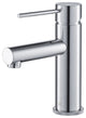 Circular X Brass Single Hole Bathroom Faucet KBF1010, Chrome, Without Drain