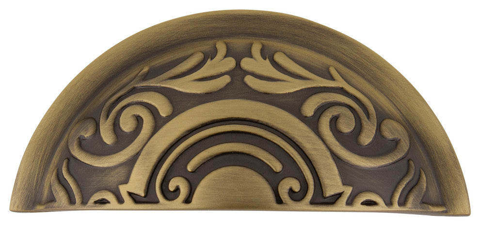 Nostalgic Warehouse Cup Pull Victorian, Antique Brass