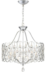 Lulu 5-Light Chandelier, Polished Chrome