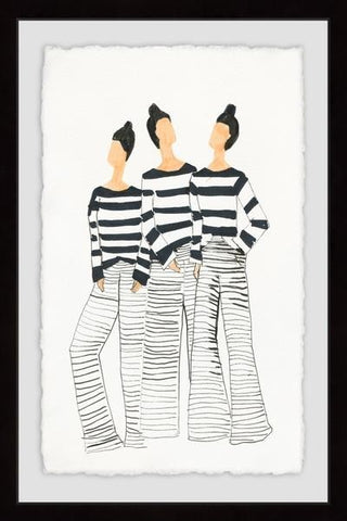 "Paris Style" Framed Painting Print, 16"x24"