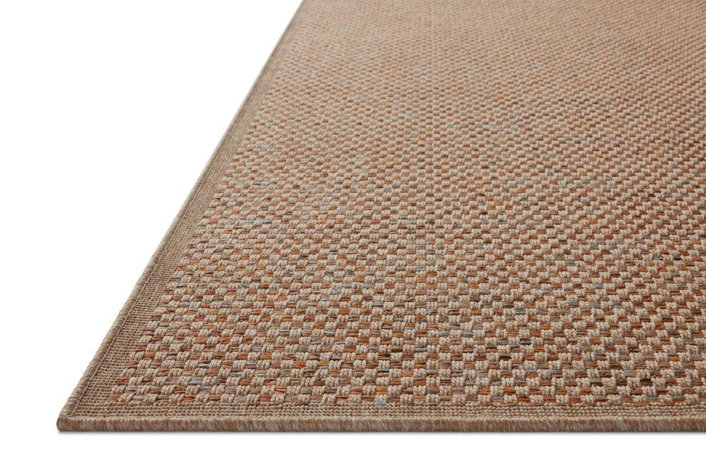 Loloi II Merrick Oatmeal / Sunrise 18" x 18" Sample Rug