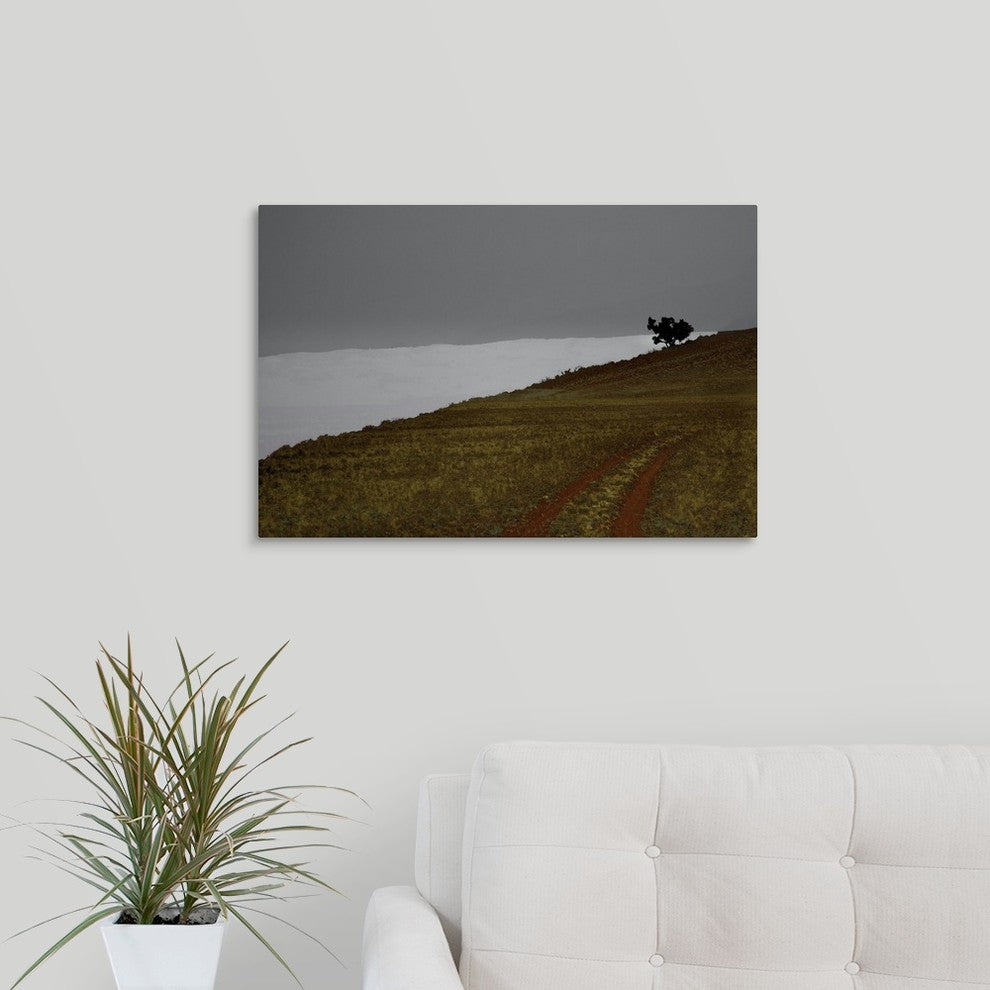 "On Golden Hill" Wrapped Canvas Art Print, 24"x16"x1.5"