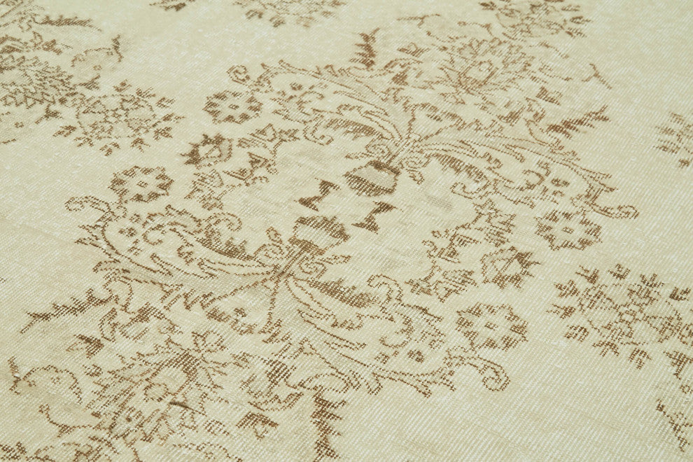 Rug N Carpet - Handmade Anatolian 6' 8'' x 10' 7'' Distressed Wool Area Rug