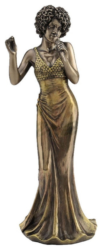 Jazz Band Singer Art Statue By Veronese Design