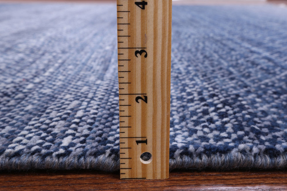8' 1" X 9' 10" Savannah Grass Hand Knotted Wool Rug Q9214