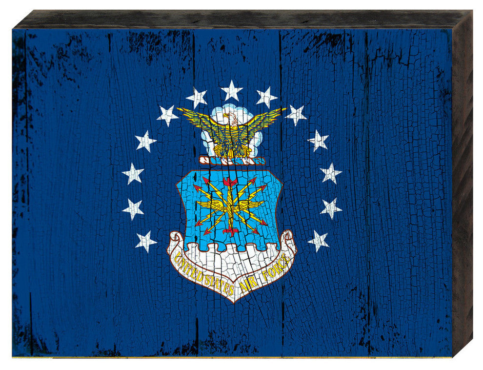 Usa Airforce Wooden Block