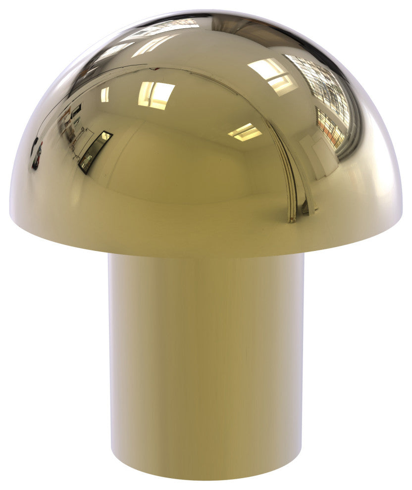 1" Cabinet Knob, Unlacquered Brass