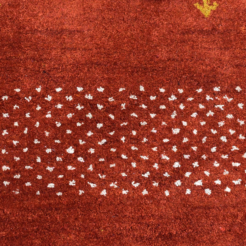 HAND KNOTTED LOOM SILK ECO-FRIENDLY RUGS-9'x12',Rectangle,Light Red,Contemporary