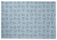 Criss Cross Bunnies Easter Chenille Rug, After Rain Blue, 8'x10'
