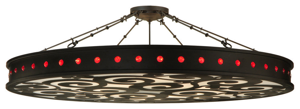72W Jules Semi-Flushmount