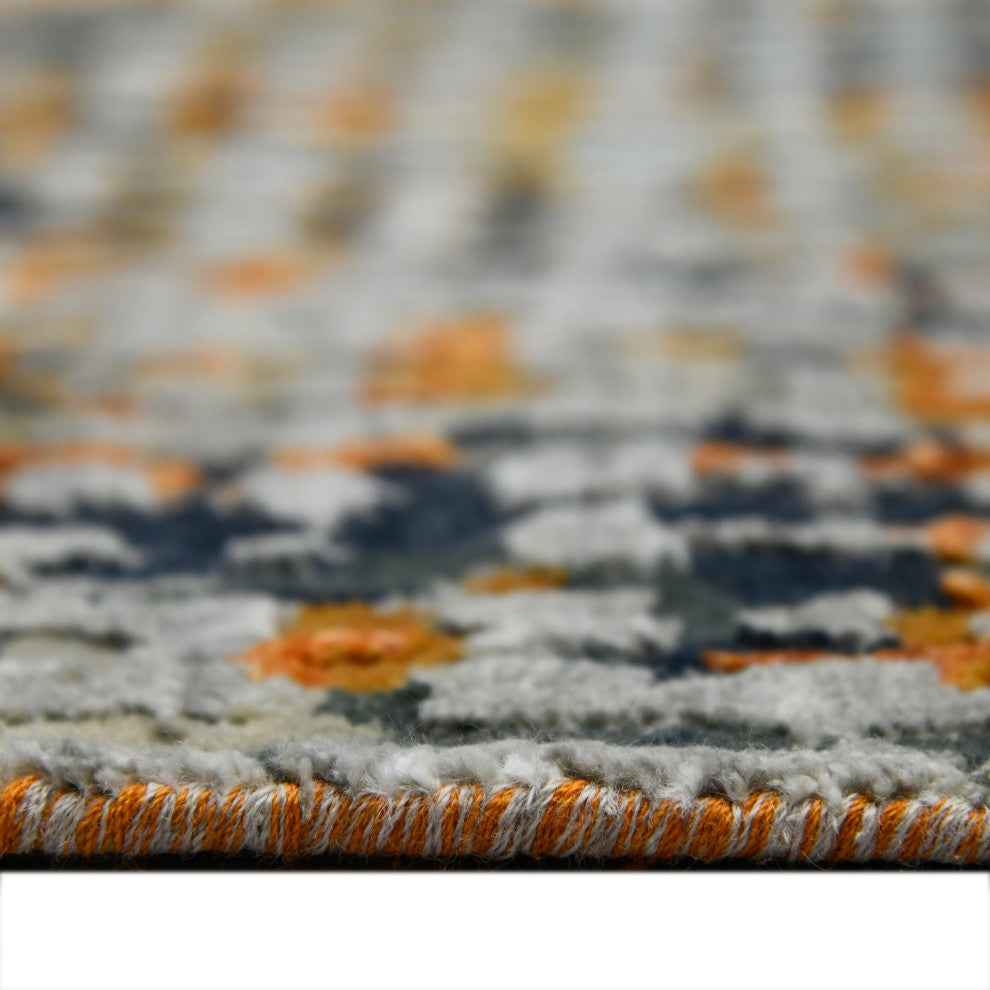 Serena Garland Area Rug, Orange, 9' x 12', Abstract