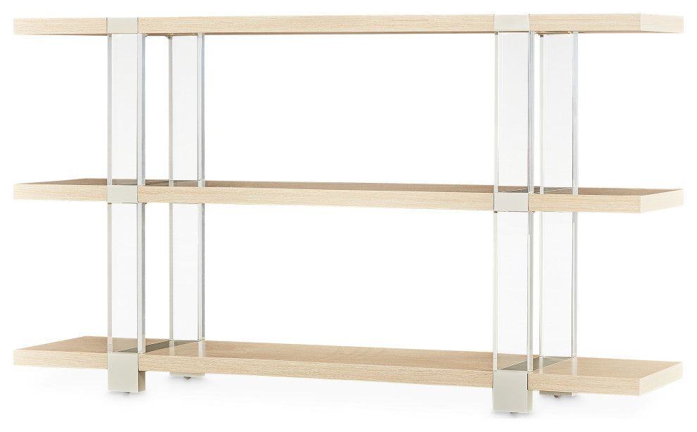 Laguna Ridge Console Table, Washed Oak