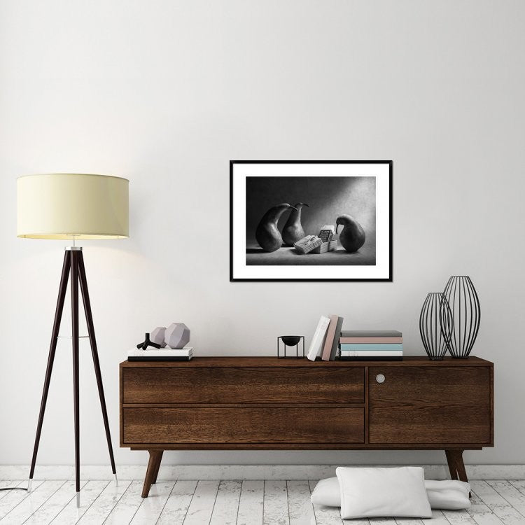 "DonT You Like Our Present?!" Framed Digital Print by Victoria Ivanova, 38"x28"