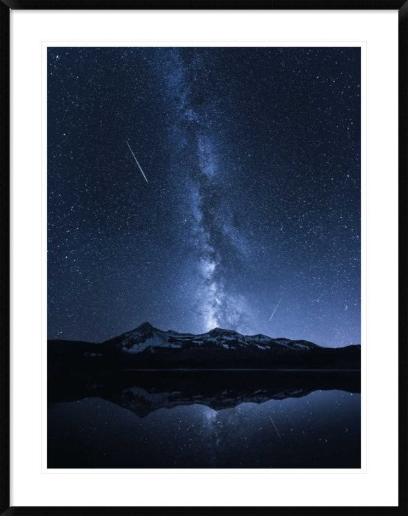 "Galaxies Reflection" Framed Digital Print by Toby Harriman, 34x44"