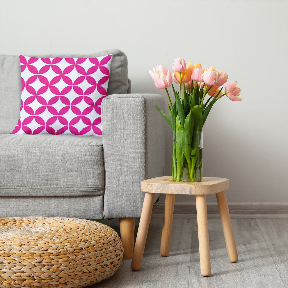 Eye Opener Decorative Throw Pillow, Orchid, 26"x26"
