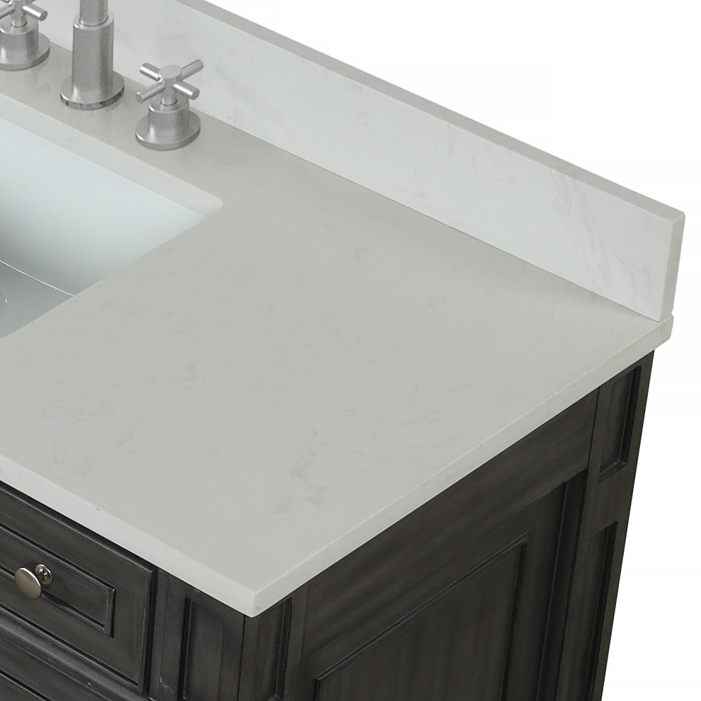 Winston 48" Single Vanity, Gray