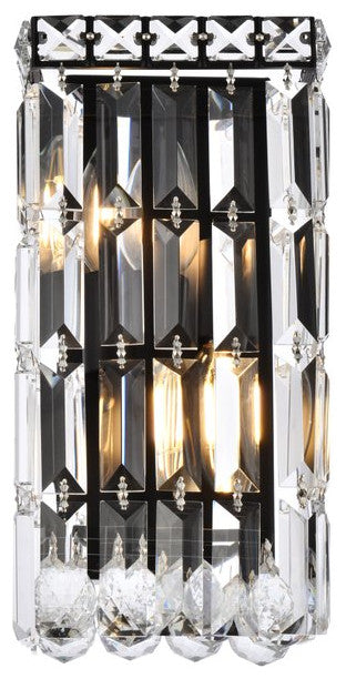 Myron 6" Black Wall Sconce