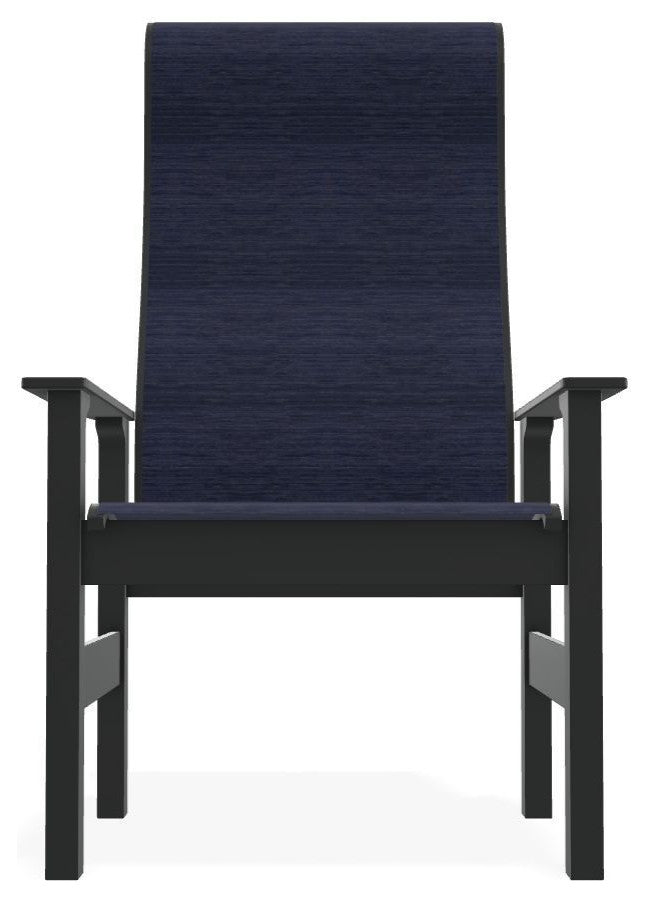 Leeward Sling Outdoor Supreme Armchair, Collect Indigo/Graphite