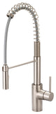 Motegi Single Handle Pull-Down Pre-Rinse Kitchen Faucet, Pvd Brushed Nickel
