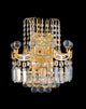 Artistry Lighting Corona Collection Crystal Wall Sconce, 12"x12", Gold