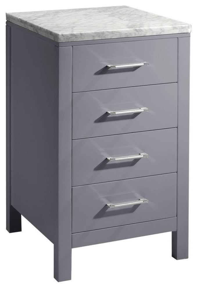 Caroline Parkway 20" Side Cabinet, Gray
