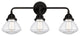 Innovations 288-3W-BK-G322-LED Olean 3 Light Vanity Light, Matte Black