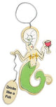 Make a Splash Drink Like a Fish Mermaids Wine Bottle Charms Set of 3
