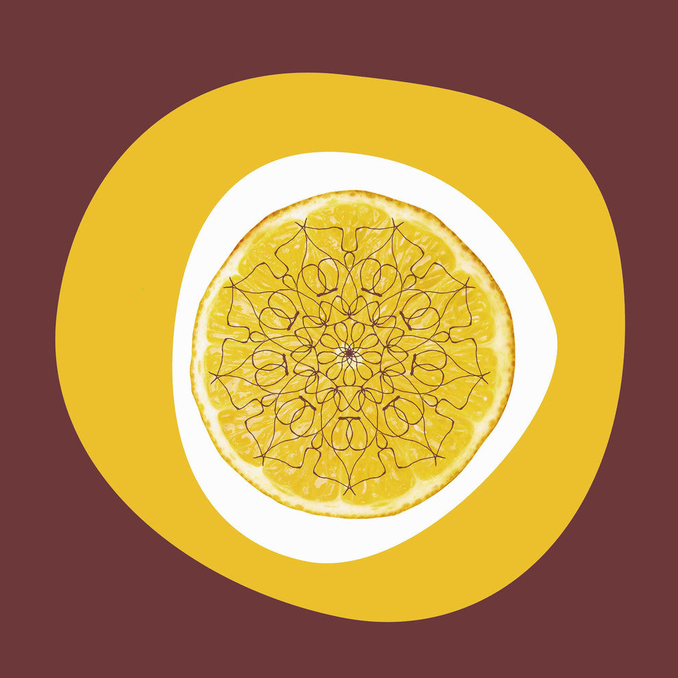 "September Lemon" Painting Print on Canvas by Irena Orlov