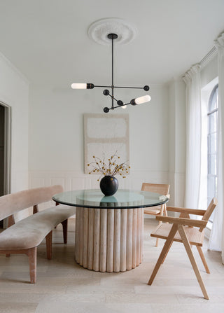 Crystorama Lighting Group CAP-8513 Capsule 3 Light 48"W LED - Matte Black /