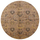 Ahgly Company Indoor Round Mid-Century Modern Area Rugs, 3' Round
